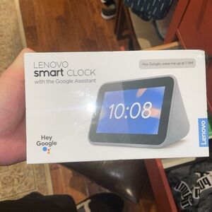 Lenovo Smart Clock with Google Assistant - Silver
